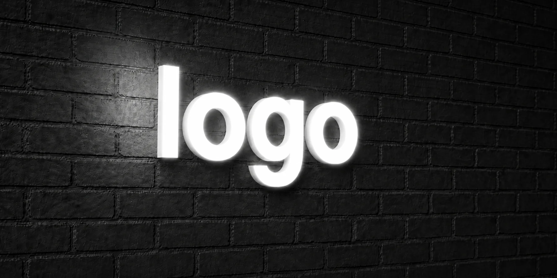 Bloc PVC lumineux enseigne relief